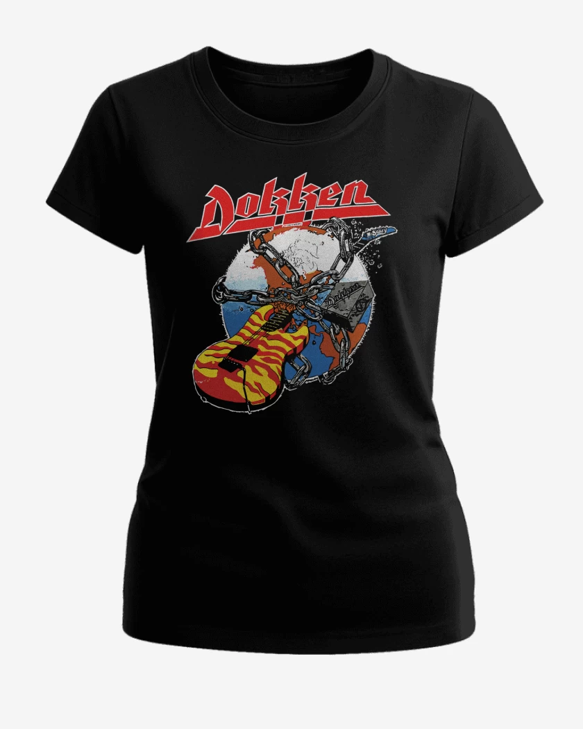 Polera de Mujer Negro de Rokken with Dokken