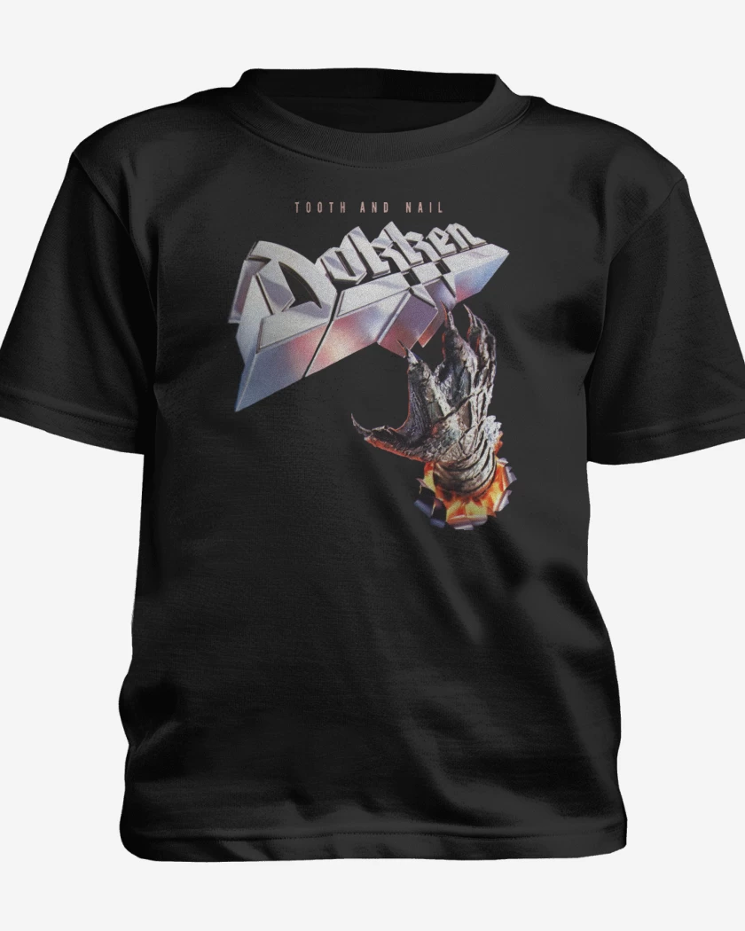 Polera de niño Negro de Dokken Tooth and Nail