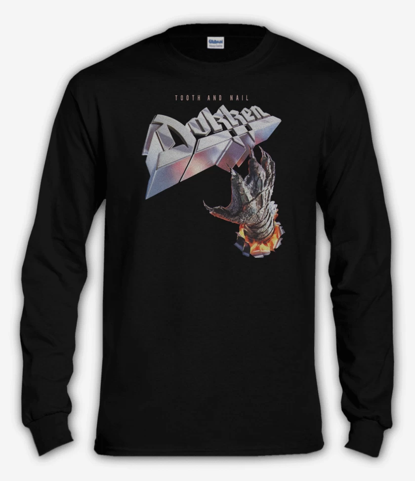 Polera manga larga Negro de Dokken Tooth and Nail