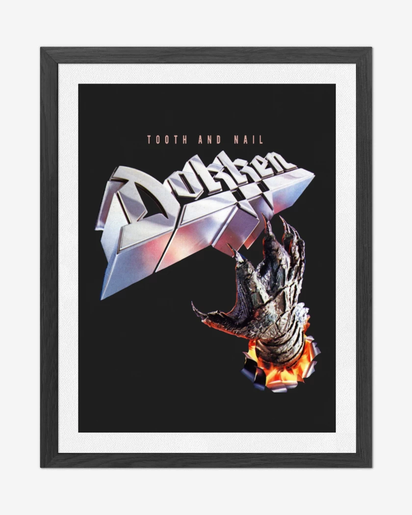 Cuadro decorativo Negro de Dokken Tooth and Nail