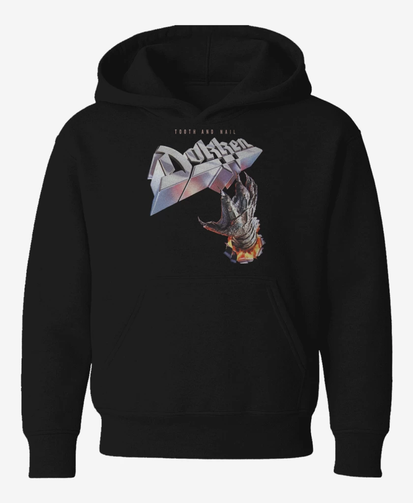 Poleron de niño Negro de Dokken Tooth and Nail