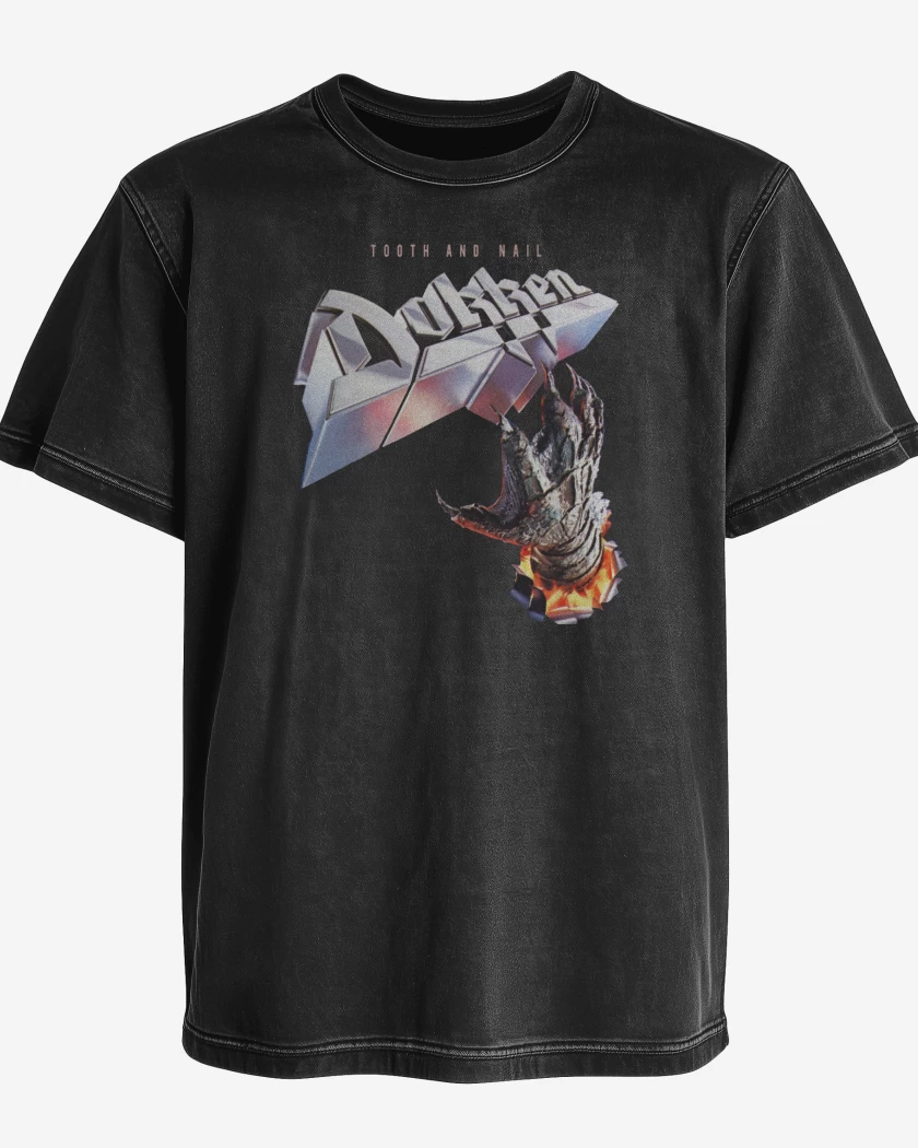 Polera desgastada Dokken Tooth and Nail