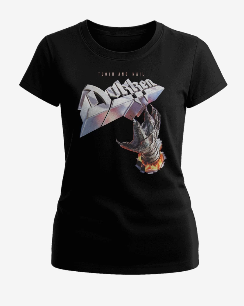 Polera de Mujer Negro de Dokken Tooth and Nail