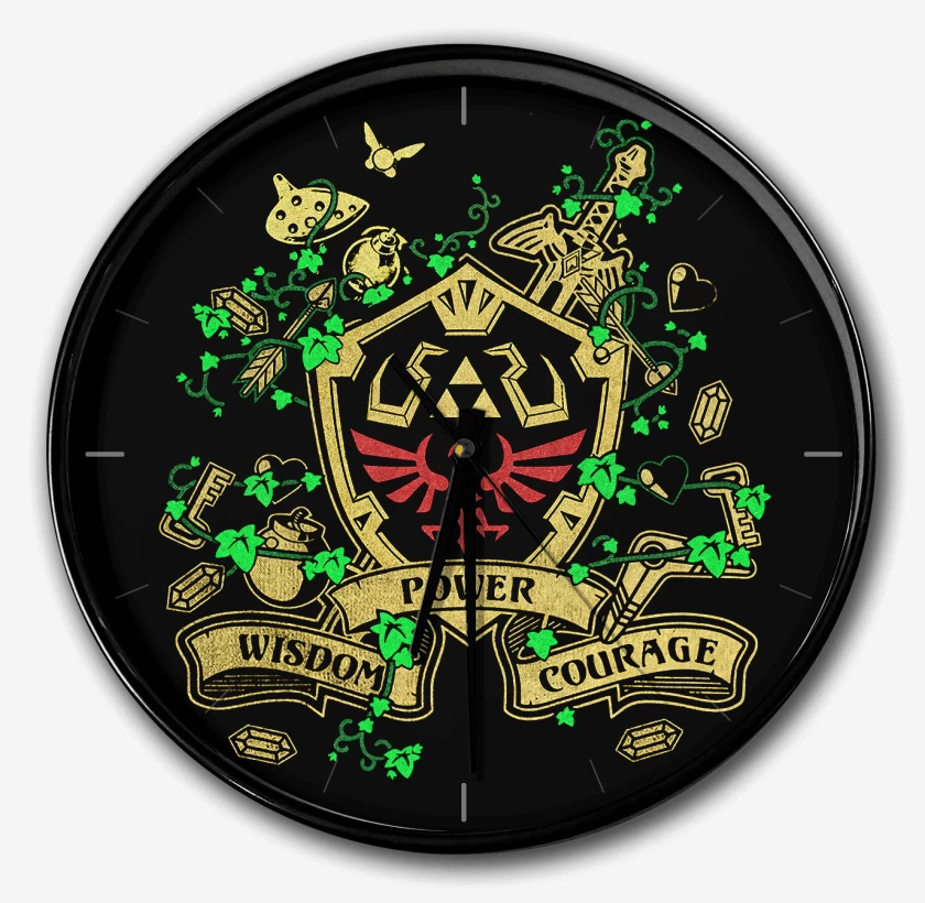 Reloj Negro de Power wisdom courage v2