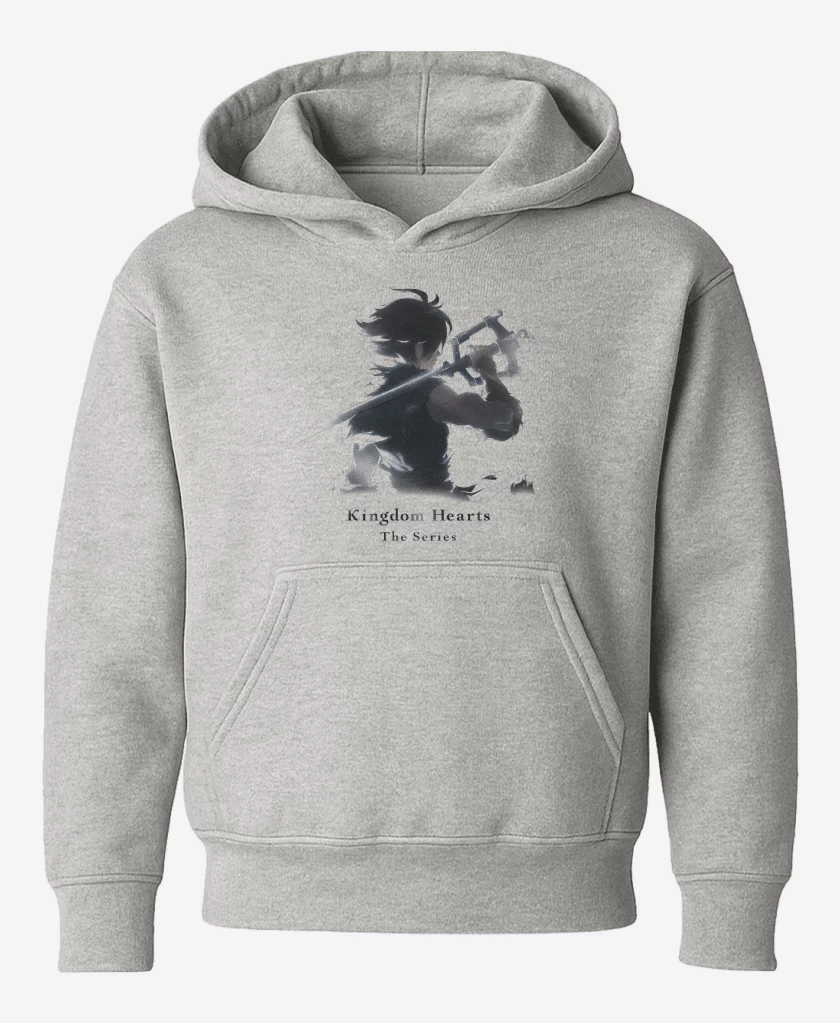 Poleron de niño Gris Melange de Kingdom Hearts The Series