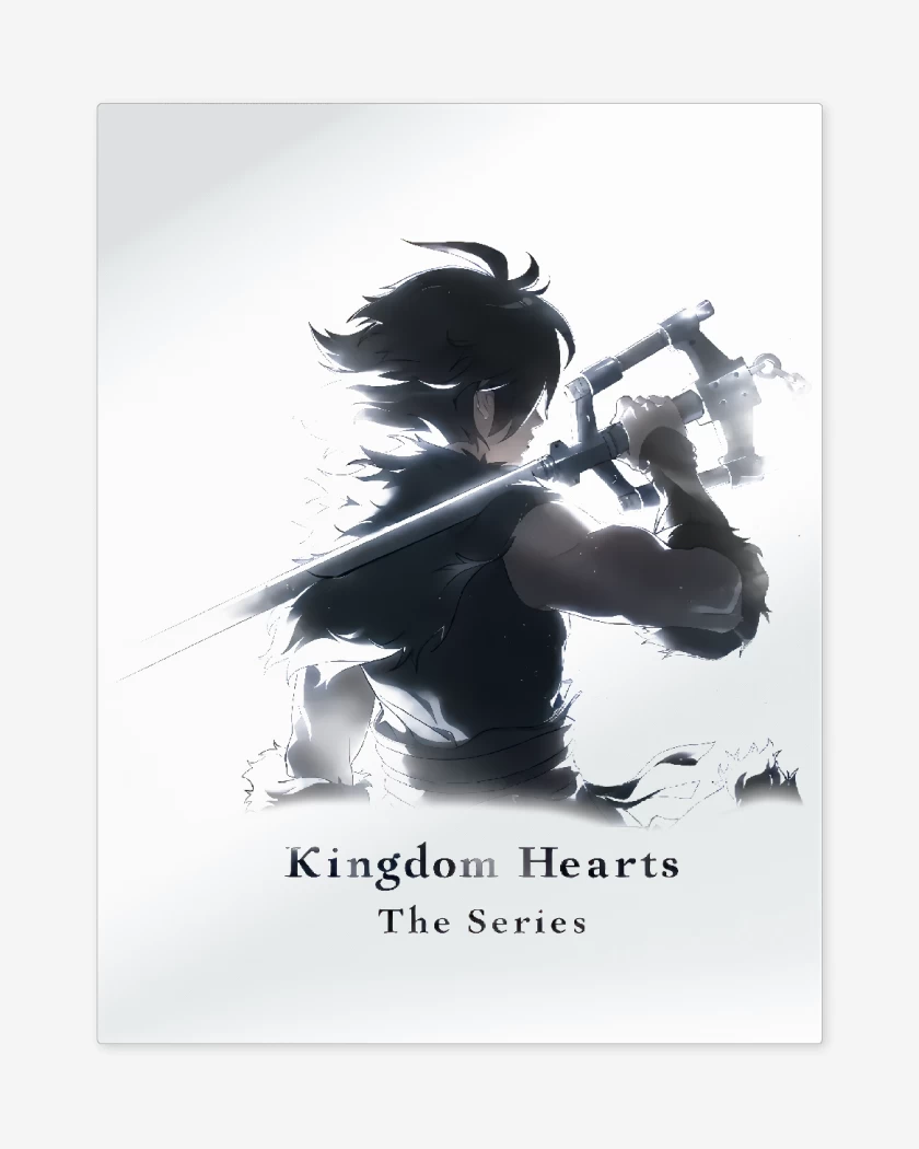 Print metalico Blanco de Kingdom Hearts The Series