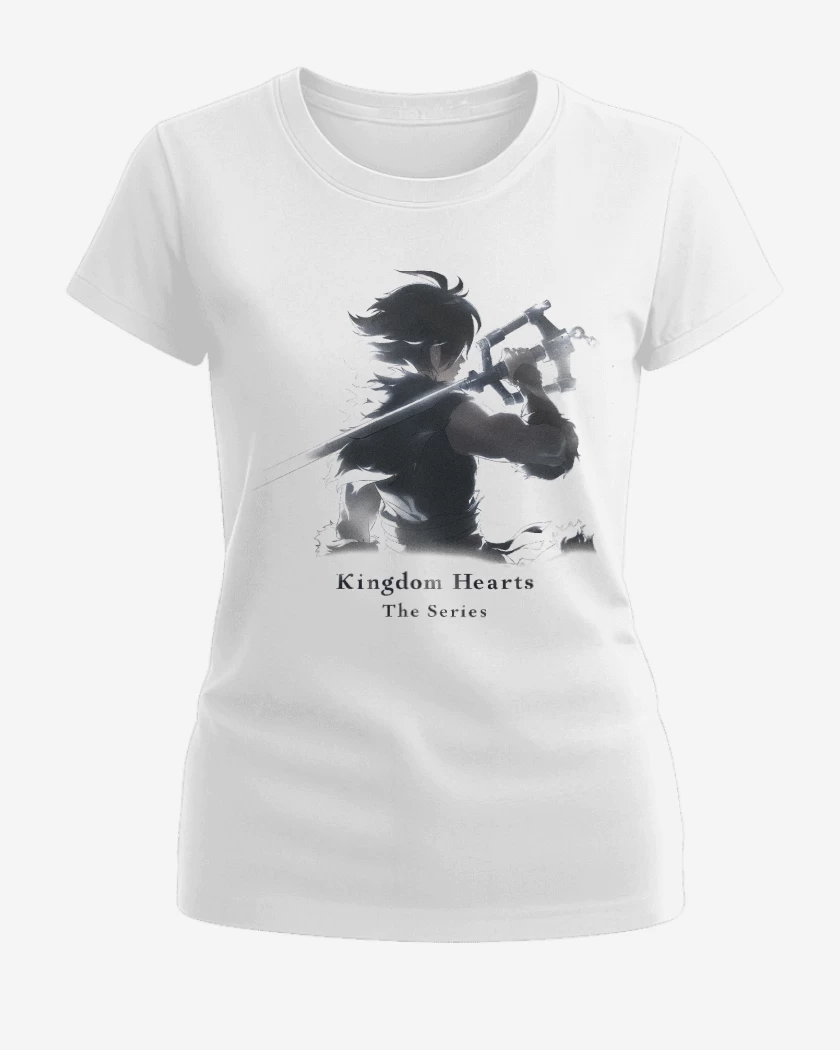 Polera de Mujer Blanco de Kingdom Hearts The Series