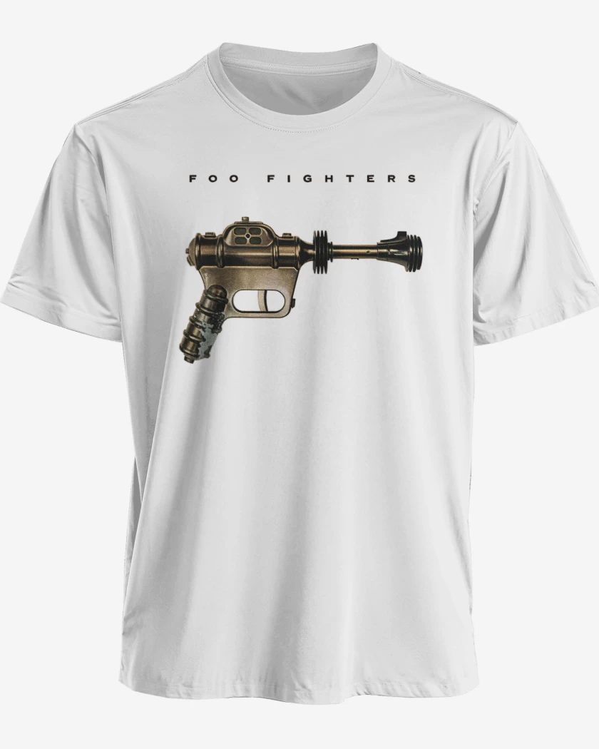Polera premium Blanco de Foo Fighters album
