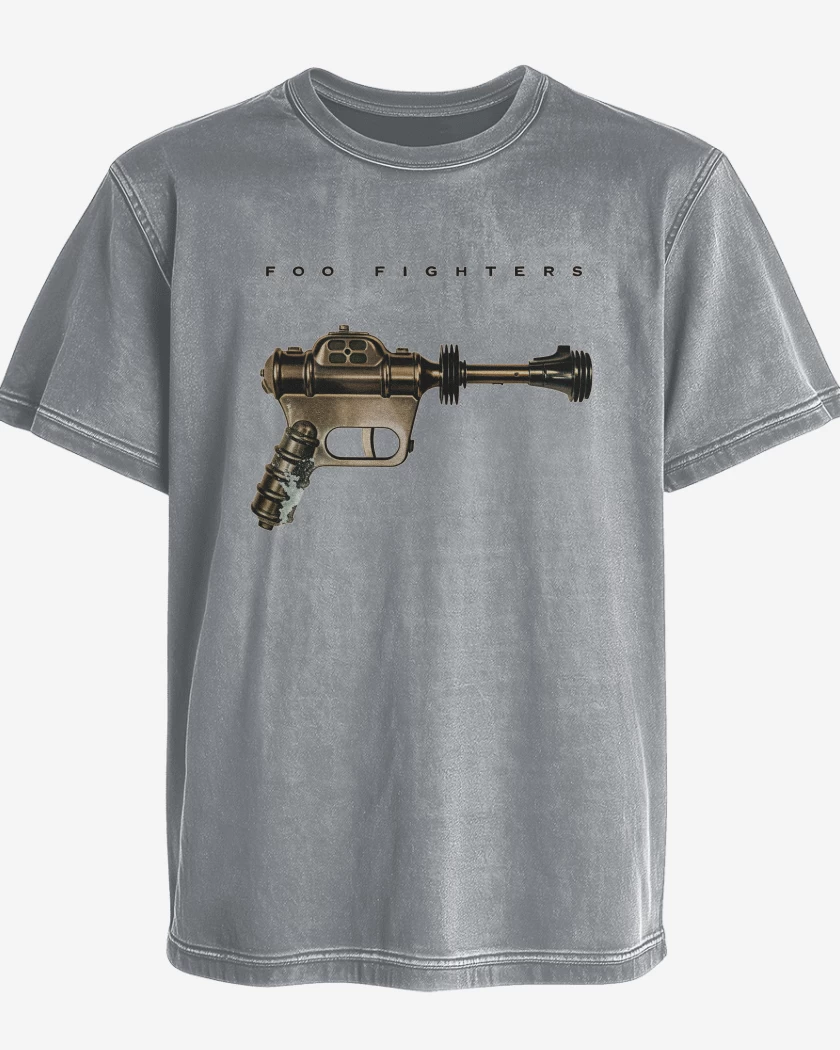 Polera desgastada Foo Fighters album