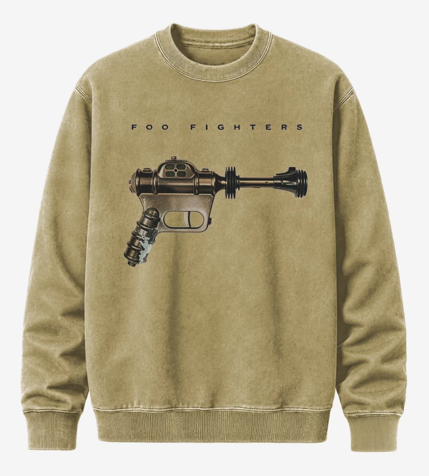 Poleron Polo Acid Wash Beige de Foo Fighters album