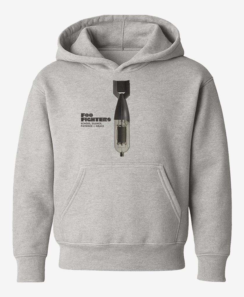 Poleron de niño Gris Melange de Foo Fighters E, S, P & G