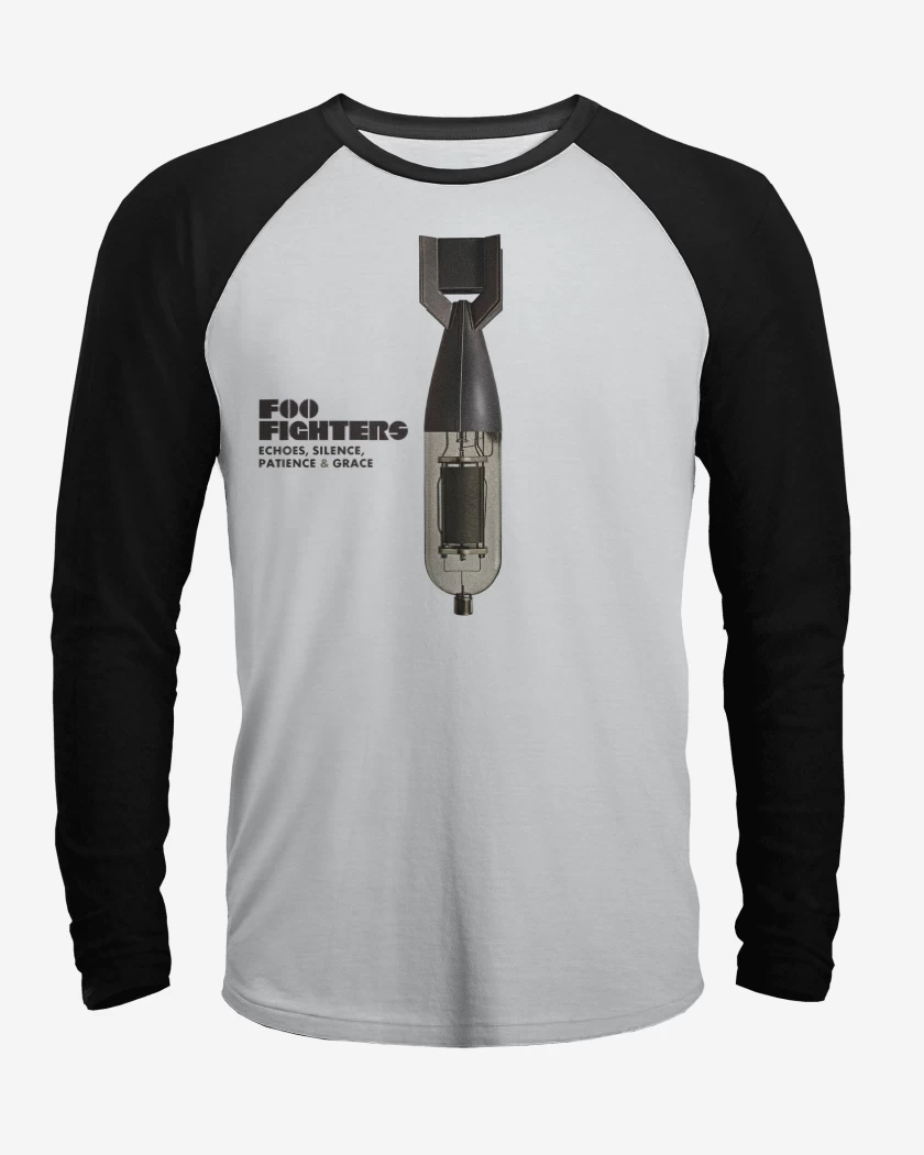Polera Raglan Foo Fighters E, S, P & G