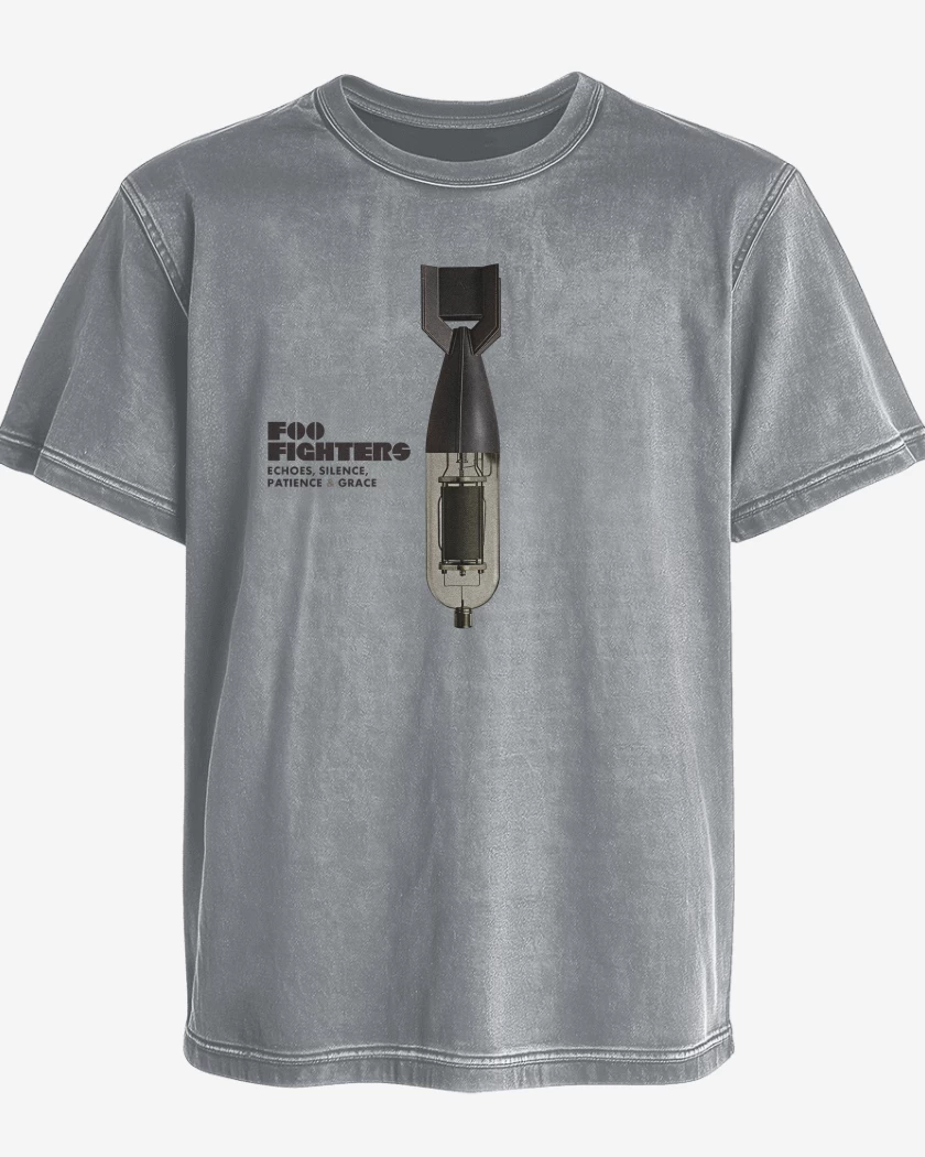 Polera desgastada Foo Fighters E, S, P & G