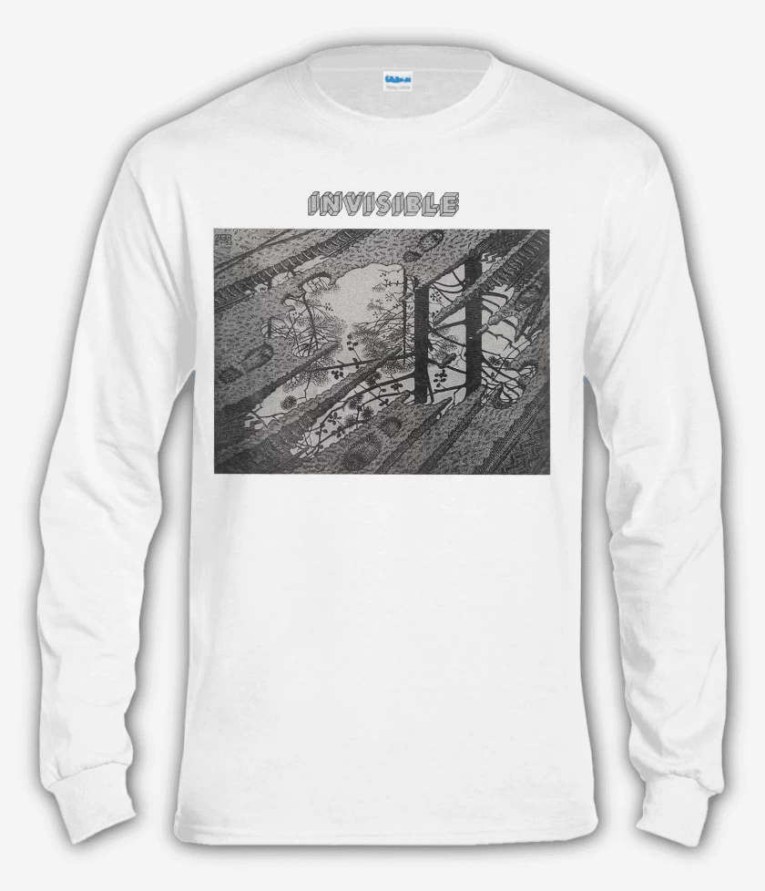 Polera manga larga Blanco de Invisible