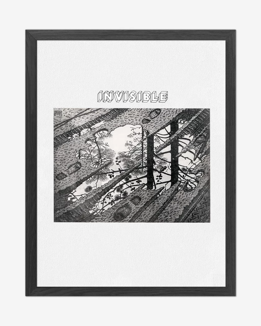 Cuadro decorativo Blanco de Invisible