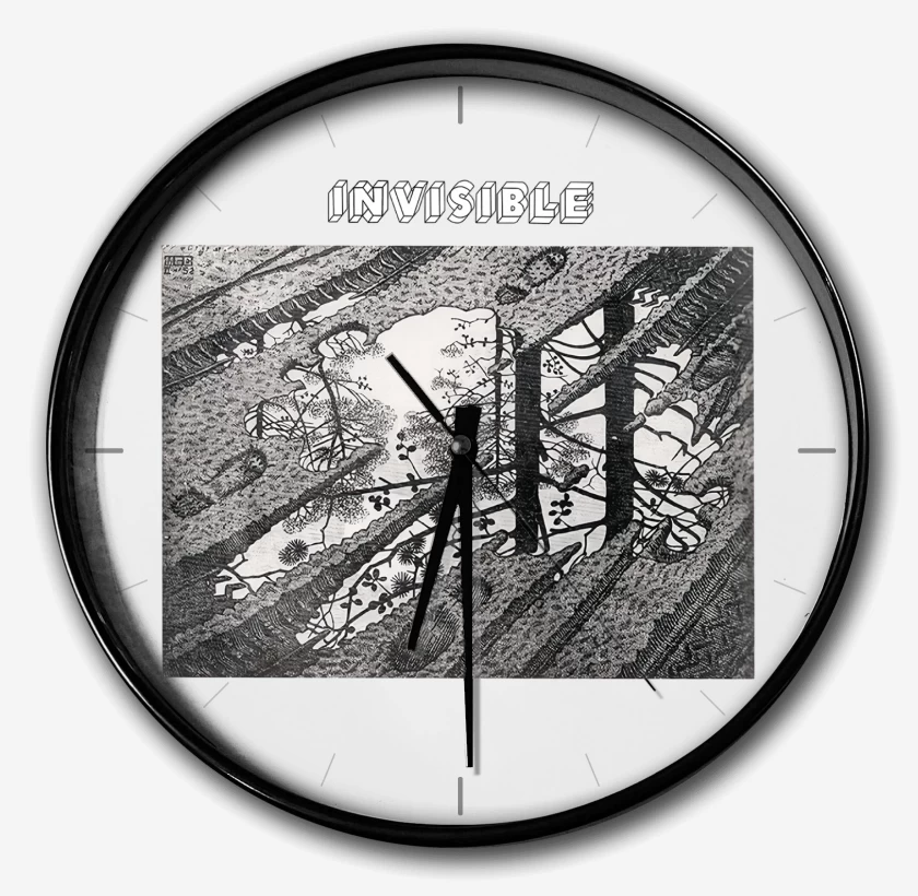 Reloj Blanco de Invisible