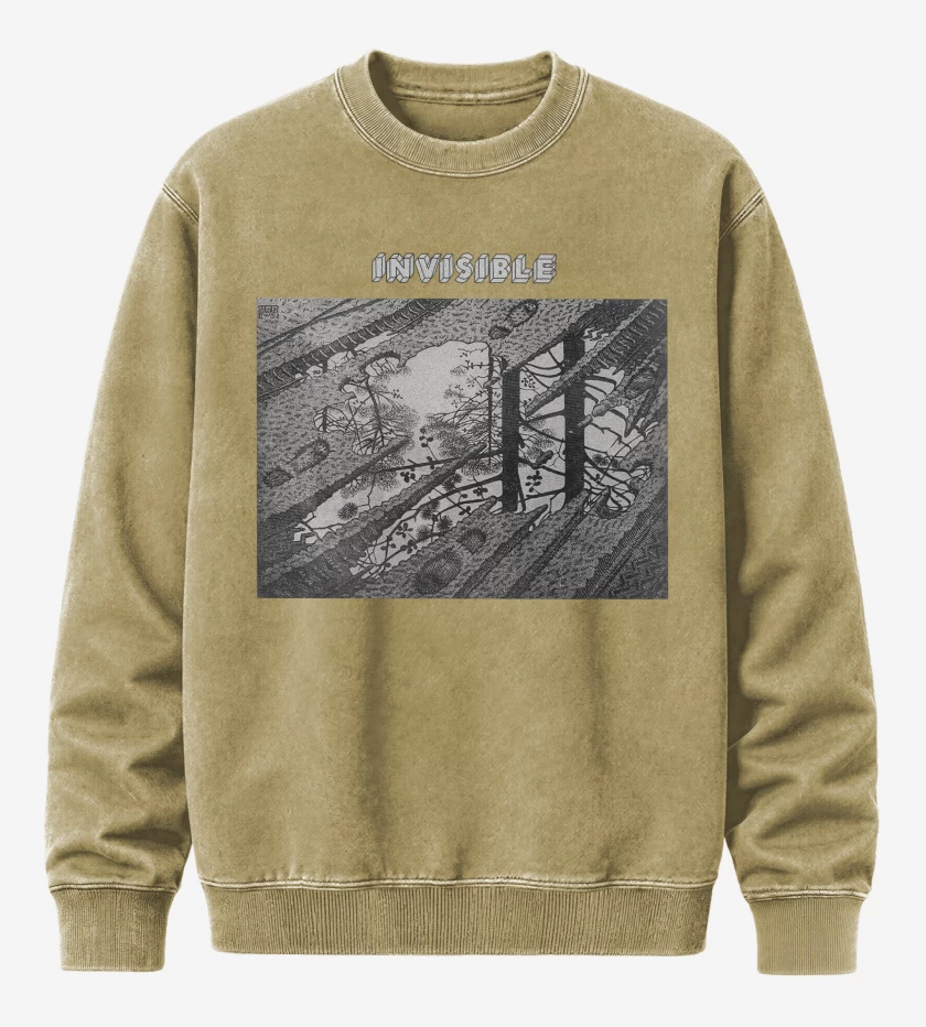 Poleron Polo Acid Wash Beige de Invisible