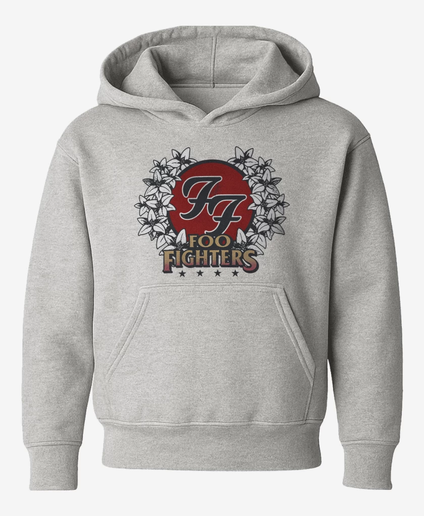 Poleron de niño Gris Melange de Foo Fighters in your honor