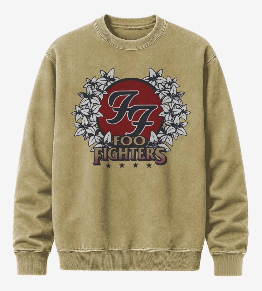 Poleron Polo Acid Wash Beige de Foo Fighters in your honor