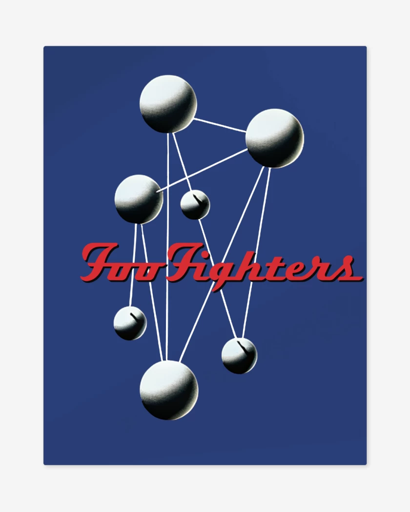 Print metalico FF The colour and the shape