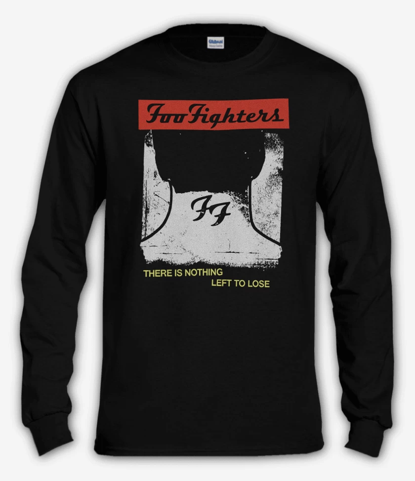 Polera manga larga Negro de There Is Nothing Left to Lose