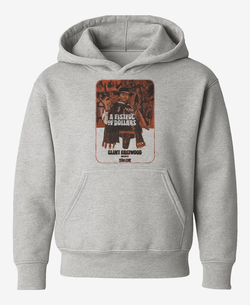 Poleron de niño Gris Melange de A fistful of dollars