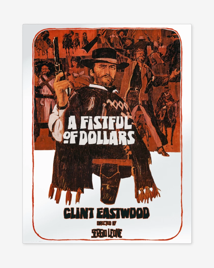 Print metalico Blanco de A fistful of dollars
