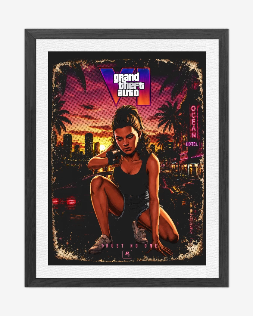Cuadro decorativo GTA 6 Lucia