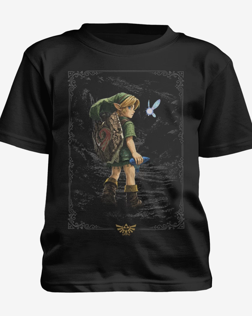 Polera de niño Young link ocarina switch 2