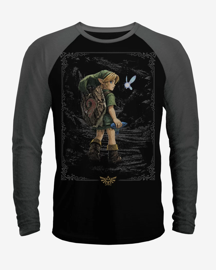 Polera Raglan Young link ocarina switch 2
