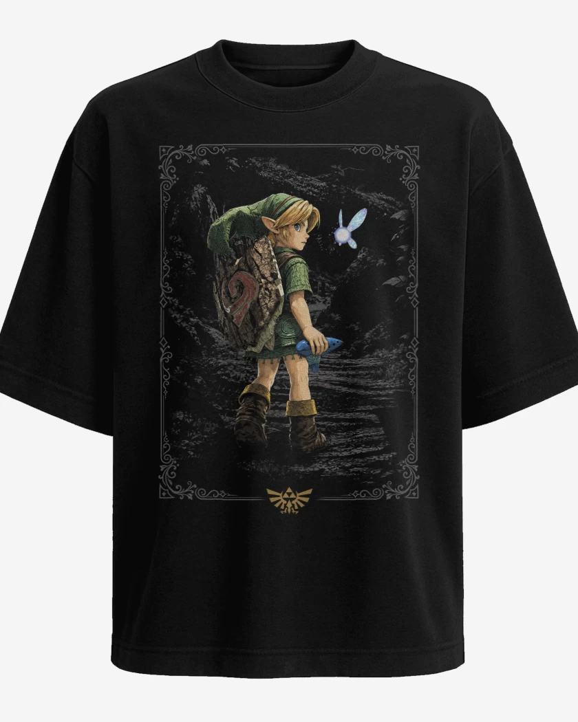 Polera Oversize Young link ocarina switch 2