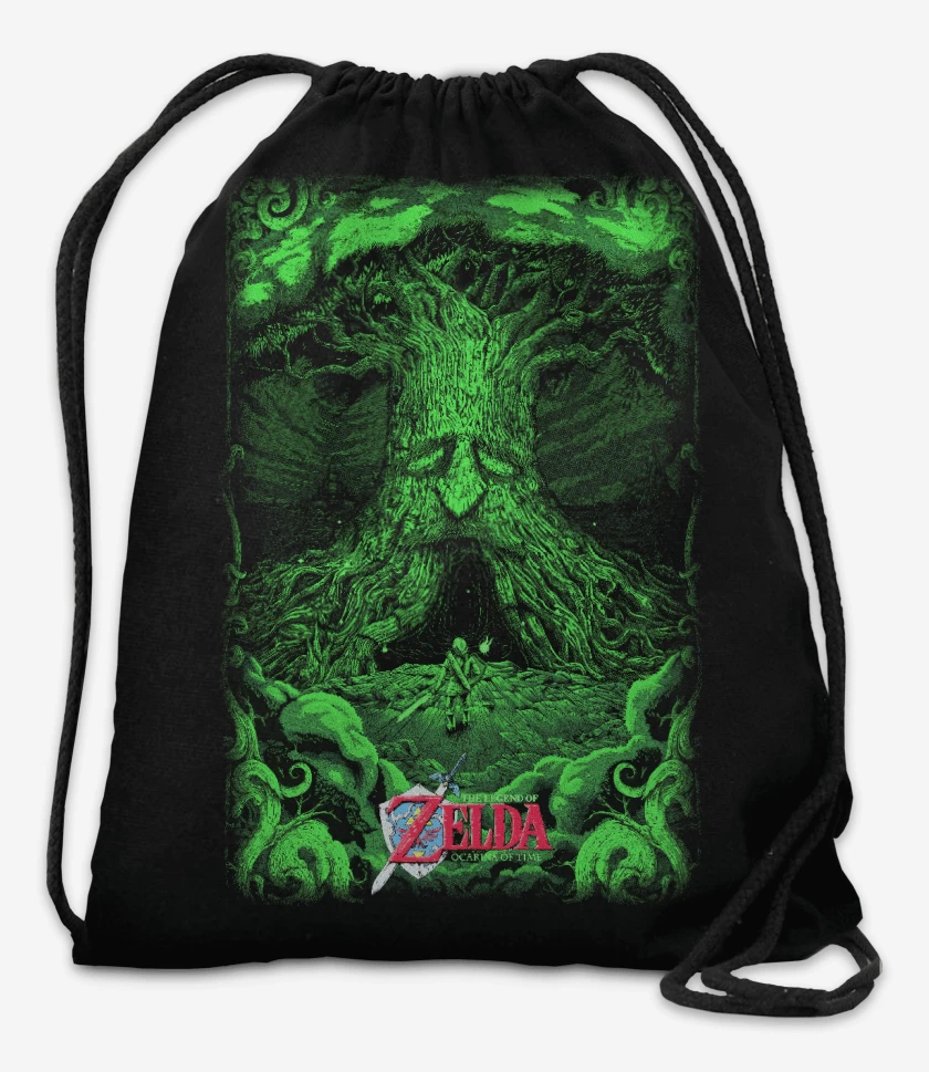 Mochila Negro de Zelda ocarina