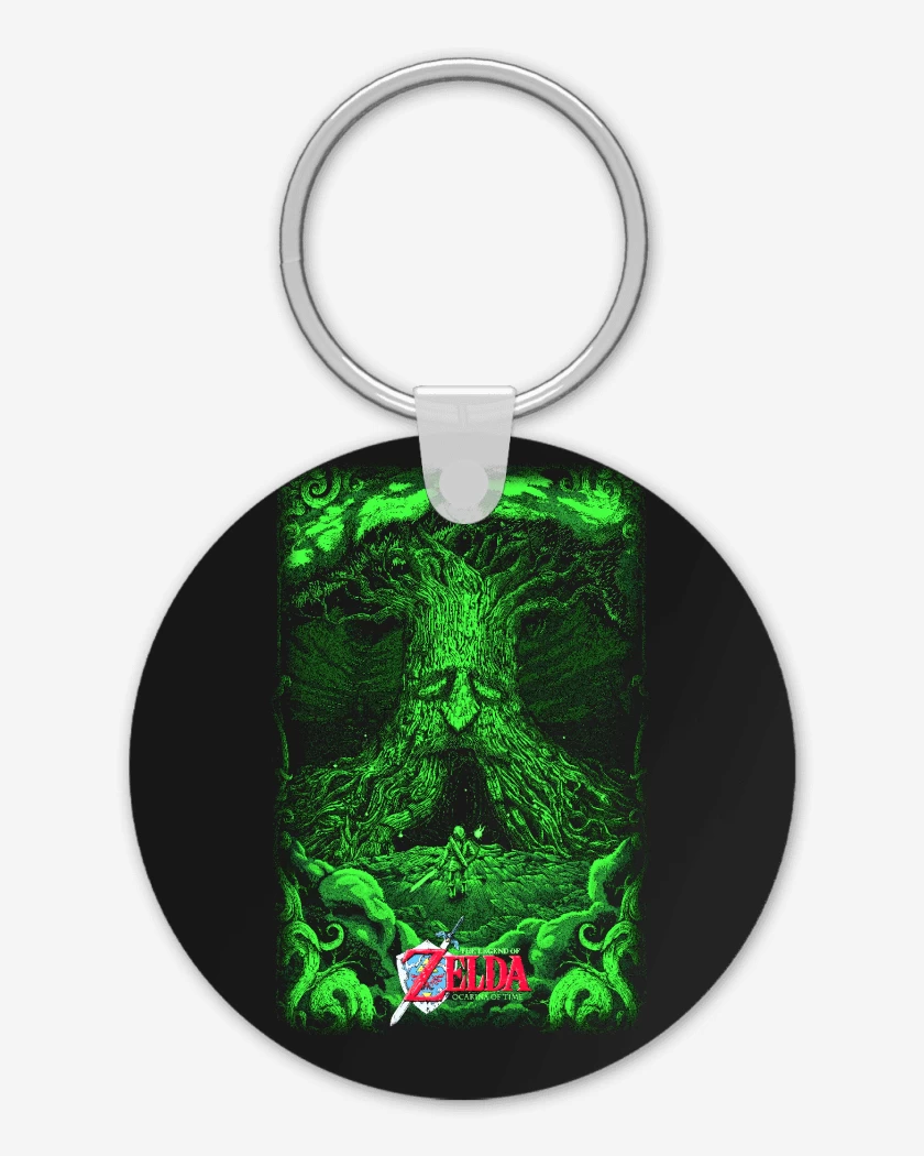 Llavero Negro de Zelda ocarina