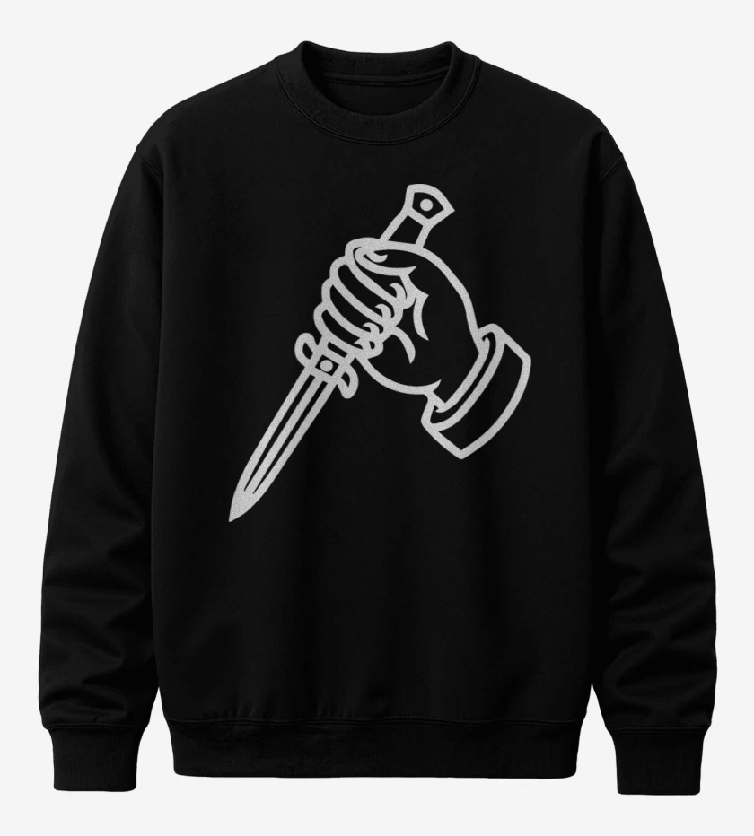 Poleron polo Negro de Puñal