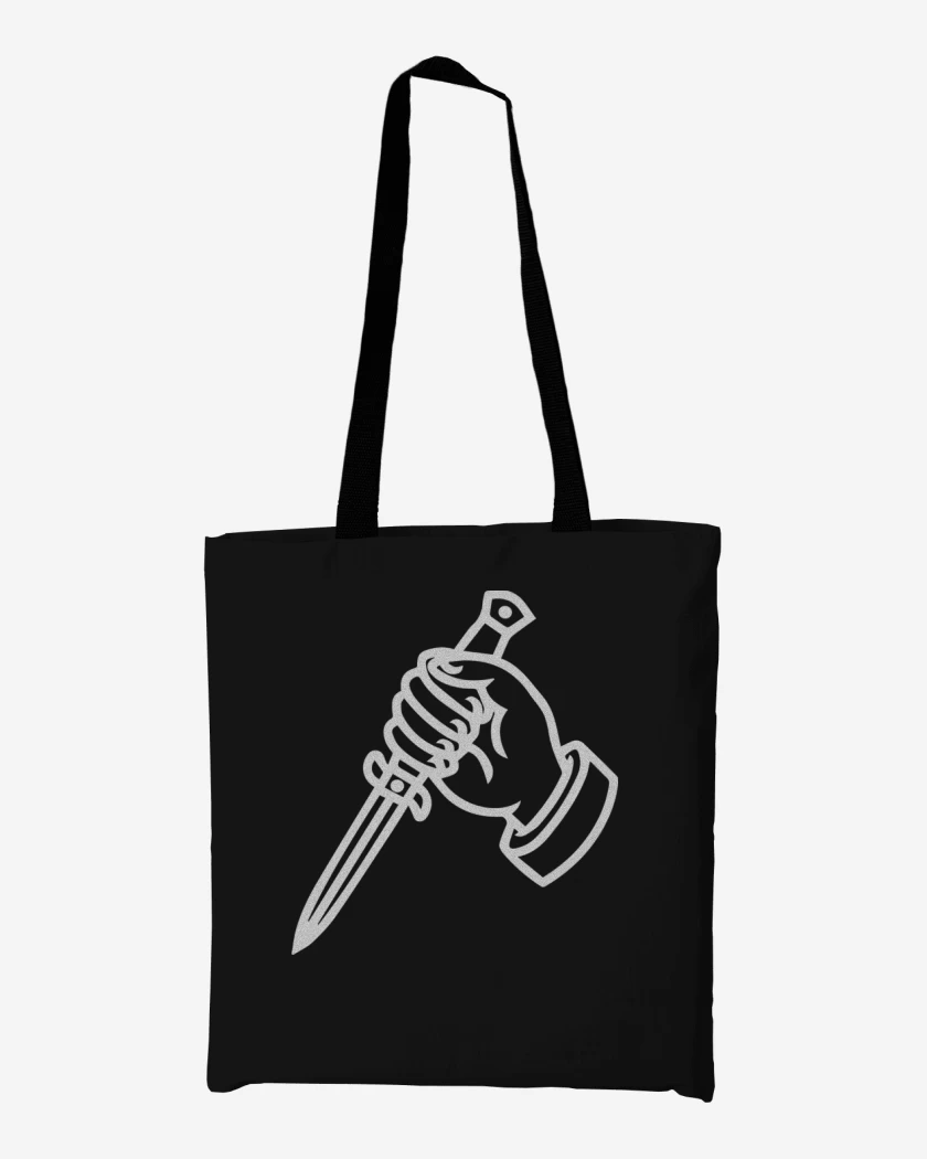 Totebag Negro de Puñal