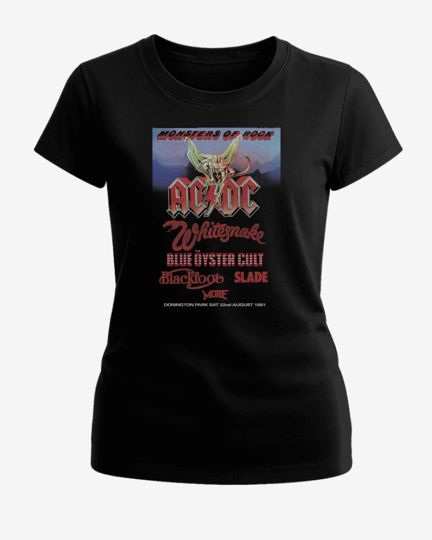 Polera de Mujer Monster of Rock