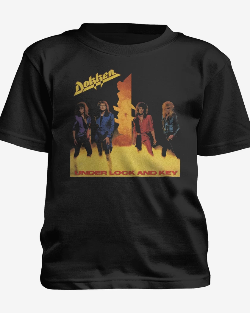 Polera de niño Negro de Dokken Under Lock and Key