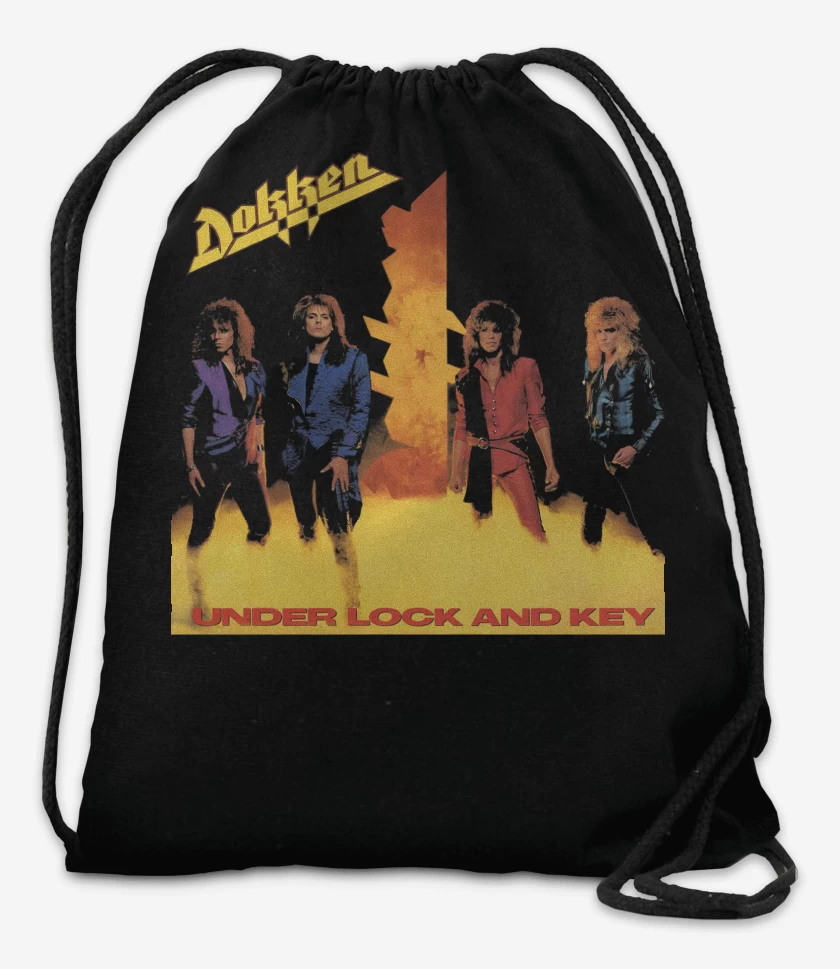 Mochila Negro de Dokken Under Lock and Key