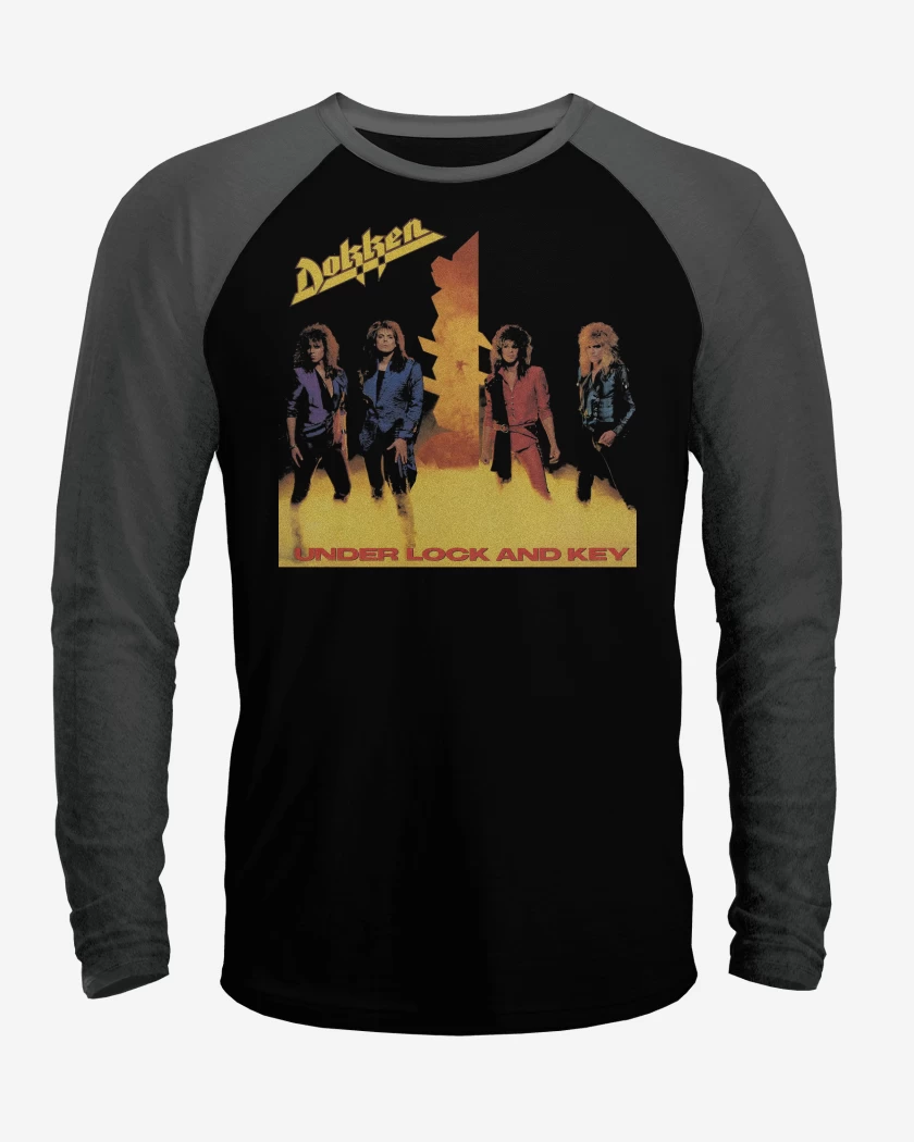 Polera Raglan Dokken Under Lock and Key
