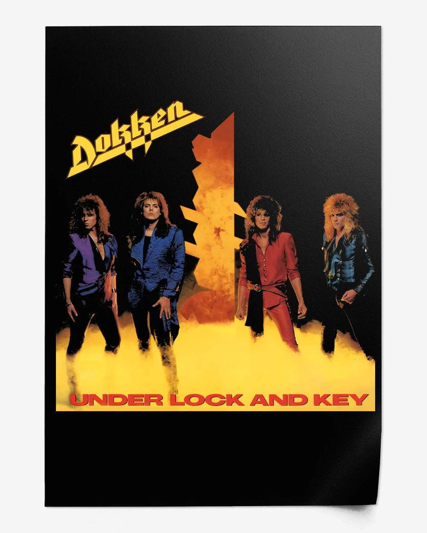 Print Dokken Under Lock and Key
