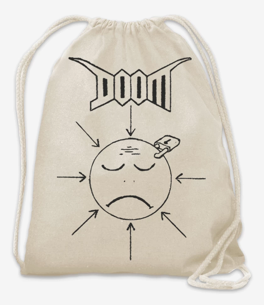 Mochila Blanco de Doom Unhappy