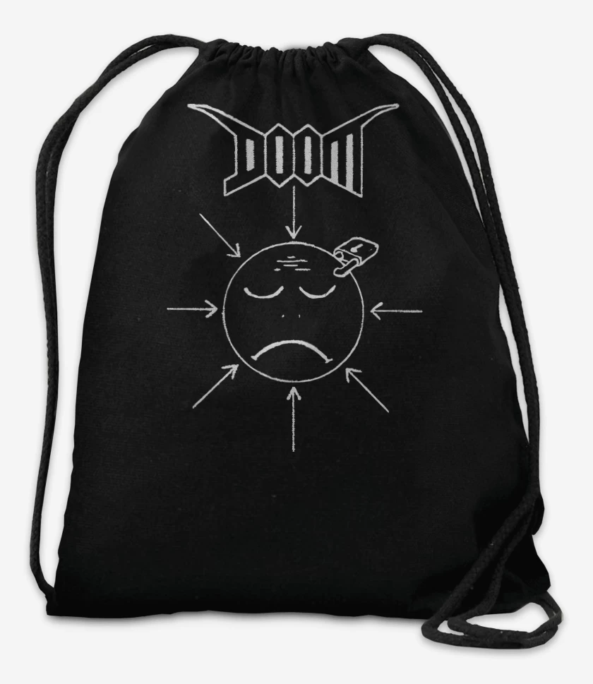 Mochila Negro de Doom Unhappy B