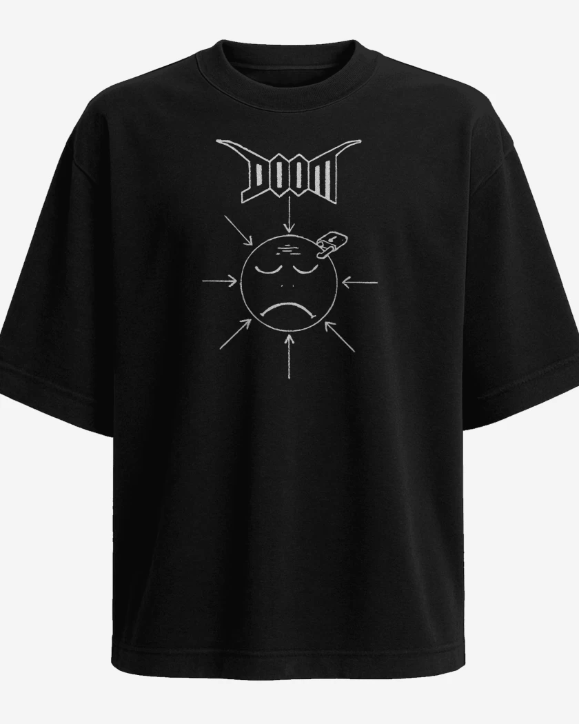 Polera Oversize Doom Unhappy B