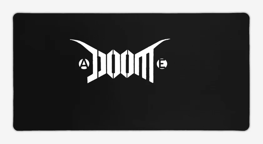 Mouse pad Gamer Doom Logo I B
