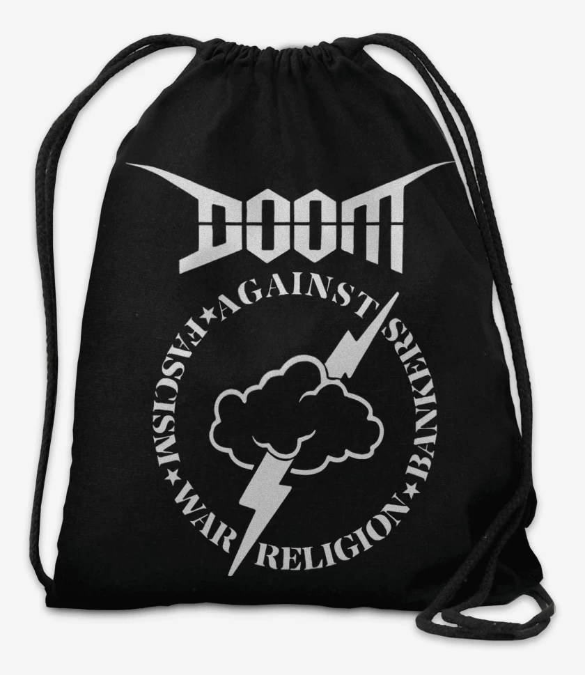 Mochila Negro de Doom Against B