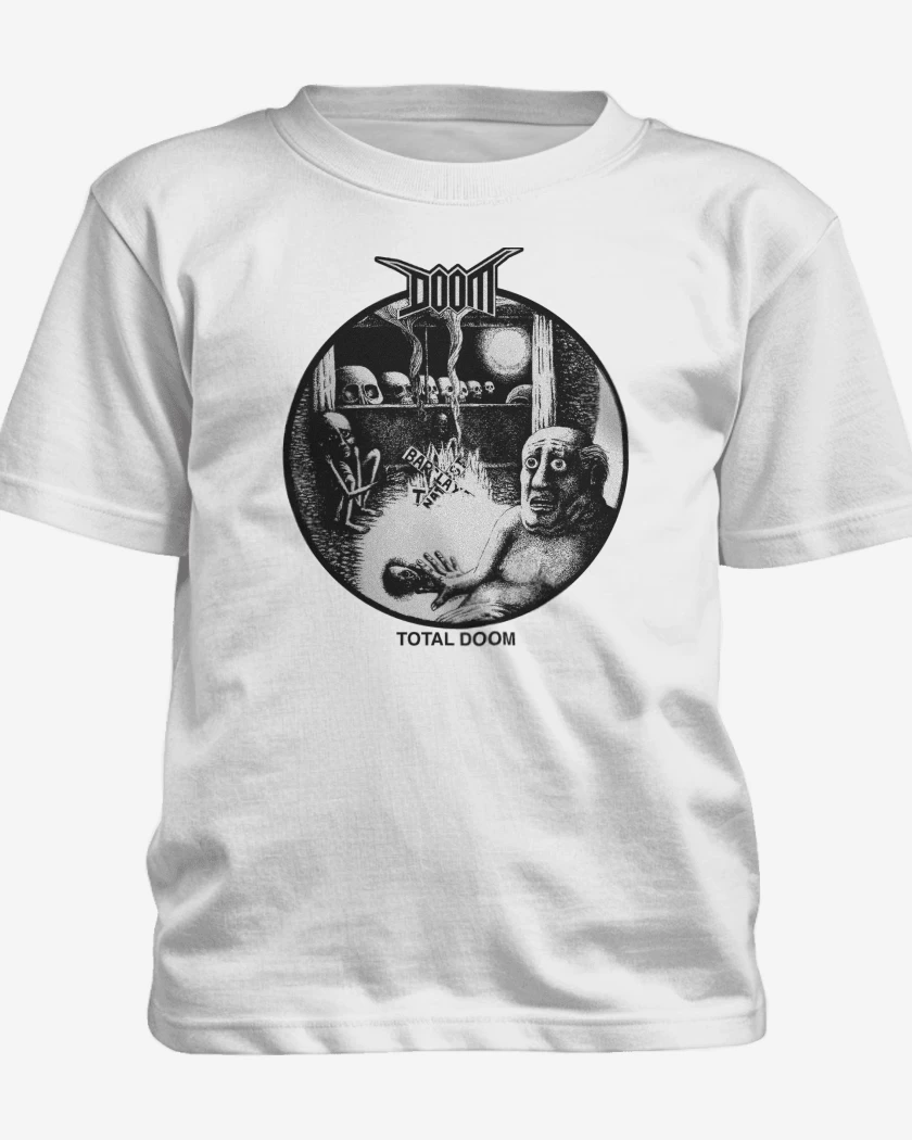 Polera de niño Blanco de Doom Total Doom N