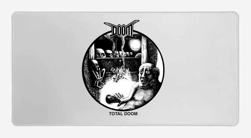Mouse pad Gamer Blanco de Doom Total Doom N