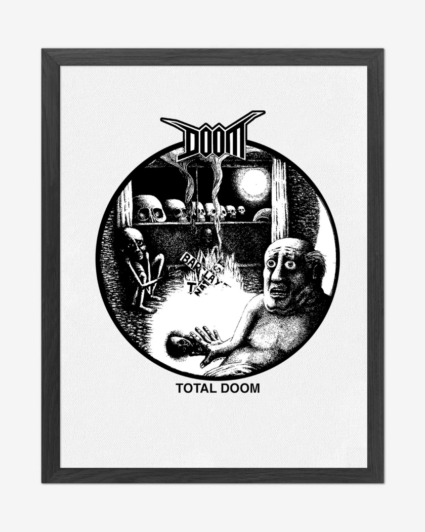 Cuadro decorativo Blanco de Doom Total Doom N