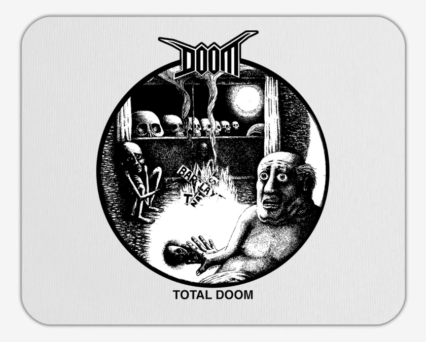 Mousepad Blanco de Doom Total Doom N