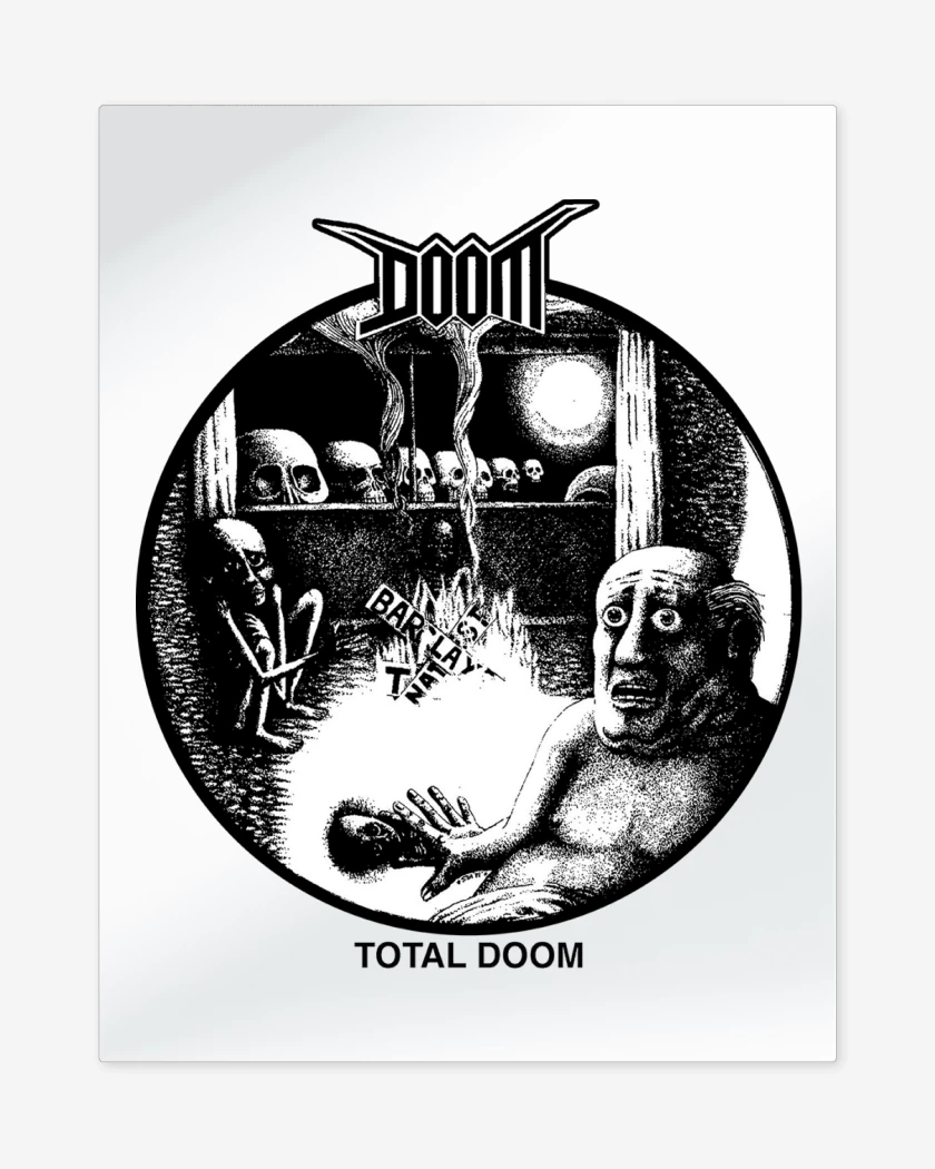 Print metalico Blanco de Doom Total Doom N